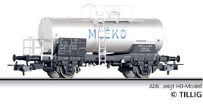 Tillig 95363 - TT - Kesselwagen Mleko, ČSD, Ep. IV